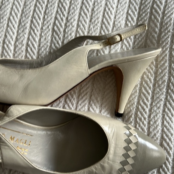 Bruno Magli sling back heels sz 8 - Picture 3 of 7